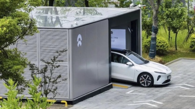 Nabíječky NIO Battery Swap jako prvek pro stabilizaci sítě