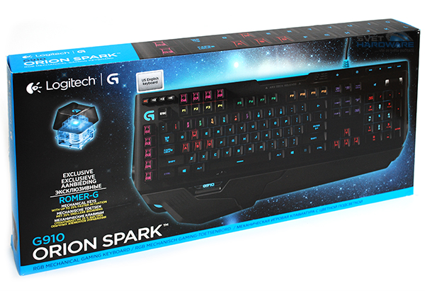 Logitech G910 Orion Spark: pestrobarevná mechanika