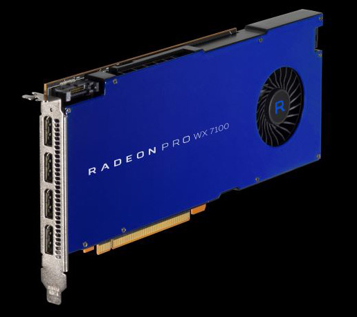 Profesionální grafické karty AMD Radeon Pro WX s Polarisem