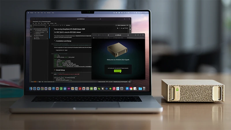 Nvidia DGX Spark odhaluje detaily 20jádrového AI čipu GB10 SuperChip