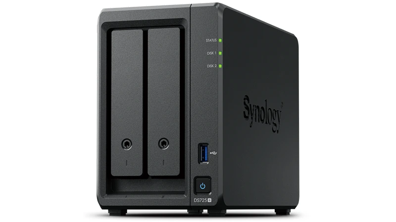 Synology uvedlo 2diskový NAS DiskStation DS725+, má Ryzen i 2.5GbE port