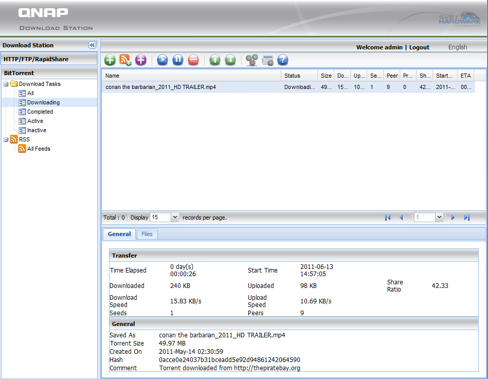 QNAP TS-459 Pro II: výkonný služebník