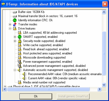 Megatest 250GB disků: 1. část
