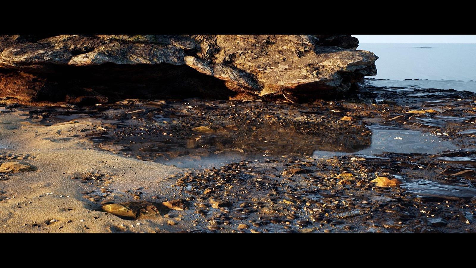 Unreal Engine 4 a reálná pláž