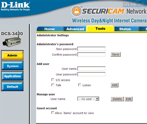 Test IP kamer střední třídy s Wi-Fi: 2. část