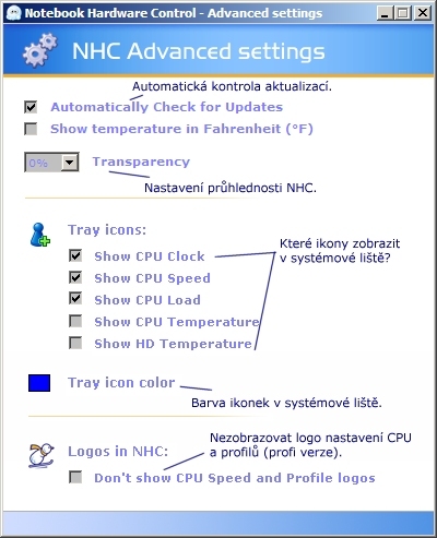 Notebook Hardware Control (NHC)