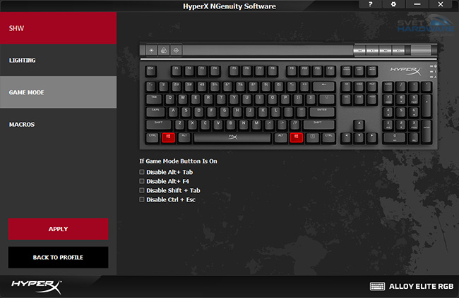 HyperX Alloy Elite RGB: to nejlepší od Kingstonu