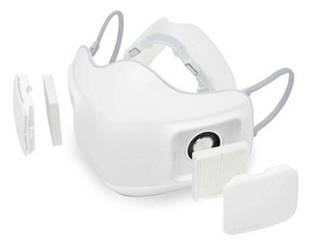 LG uvádí masku s ventilátory na baterky: PuriCare Wearable Air Purifier