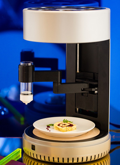 Jídlo z 3D tiskárny dle vědců z Columbia University