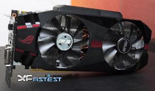 Grafická karta Asus Matrix GTX 580 vyobrazena