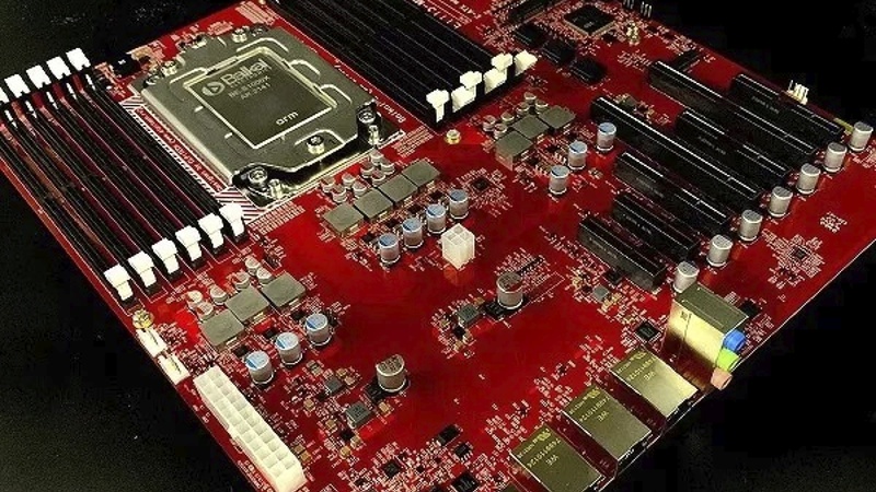 Ruský 48jádrový procesor Baikal-S se ukázal na serverové základní desce