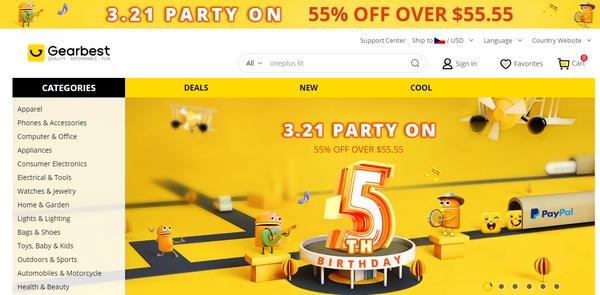 E-shop Gearbest nechal data zákazníků bez ochrany