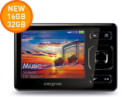 Creative vypouští do prodeje svůj ZEN s kapacitou 32 GB