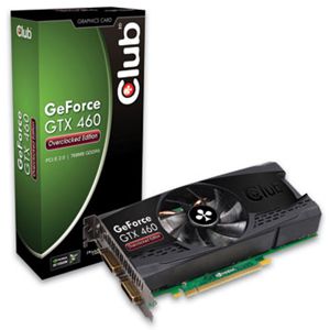 Club 3D přidává do nabídky přetaktovanou GeForce GTX 460