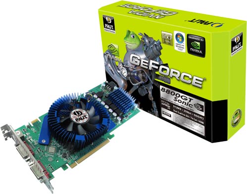 Grafická karta Palit GeForce 8800 GT Sonic představena