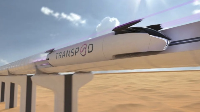 TransPod FluxJet: projekt maglevu v uzavřených trubicích má jezdit až 1200 km/h