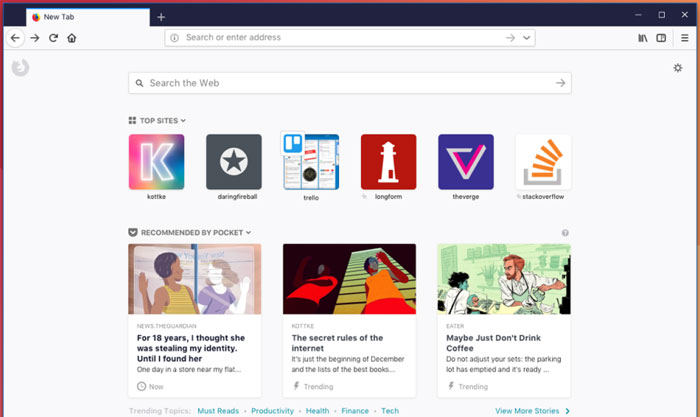 Firefox bude od verze 60 zobrazovat sponzorovaný obsah