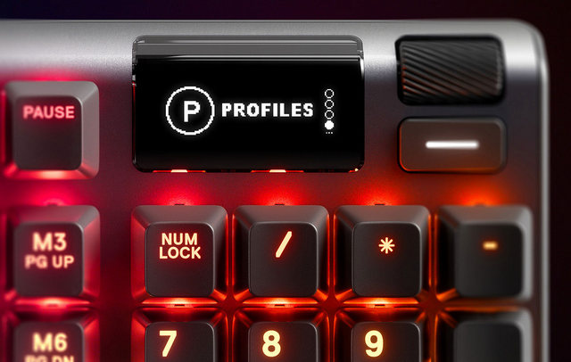 SteelSeries Apex Pro: přizpůsobitelná klávesnice s OLED displejem
