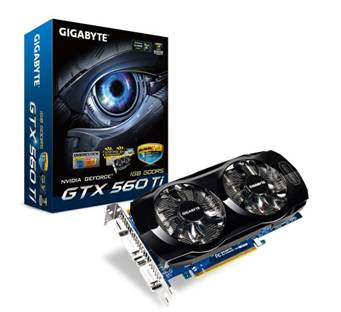 Gigabyte uvádí dvě přetaktované verze GeForce GTX 560 Ti