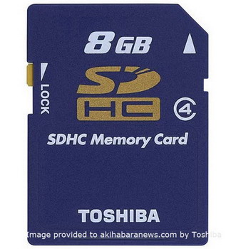 Nová SDHC karta od Toshiby