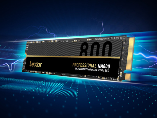 Lexar uvádí SSD NM800 pro profesionální nasazení