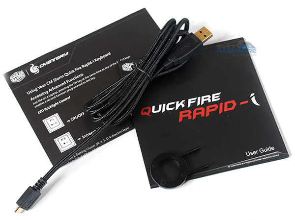 CM Storm Quick Fire Rapid-i: Cherry MX s podsvícením