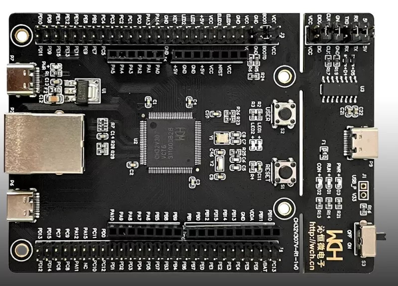 Minideska s RISC-V s osmi UART může posloužit jako alternativa Arduina