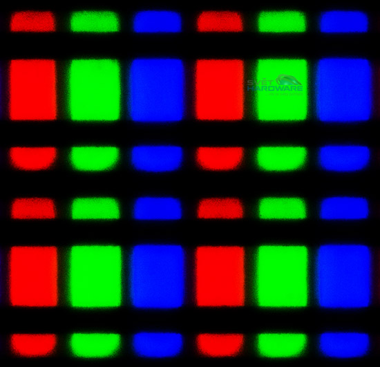 Makrosvět LCD obrazovky