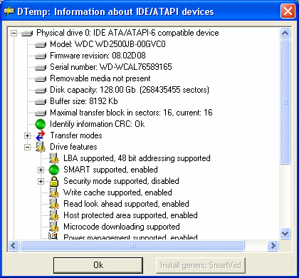 Megatest 250GB disků: 1. část