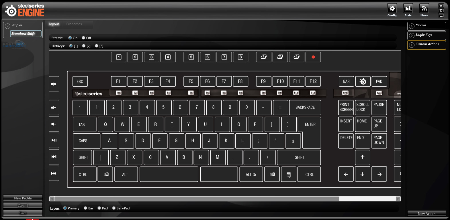 SteelSeries Shift: klávesnicový chameleón