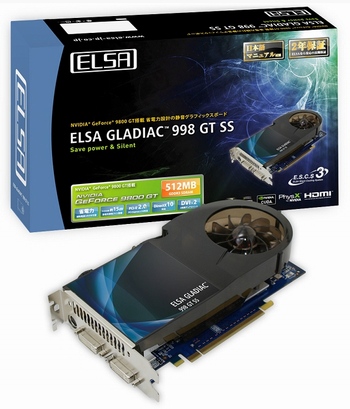 ELSA uvádí "zelenou" GeForce 9800 GT