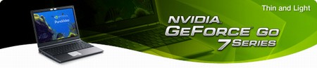 nVidia také rozšířila nabídku mobilních grafických čipů, GeForce Go 7400, Go 7600 a Go 7800