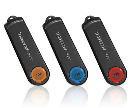 Transcend a paměti s snímačem otisků