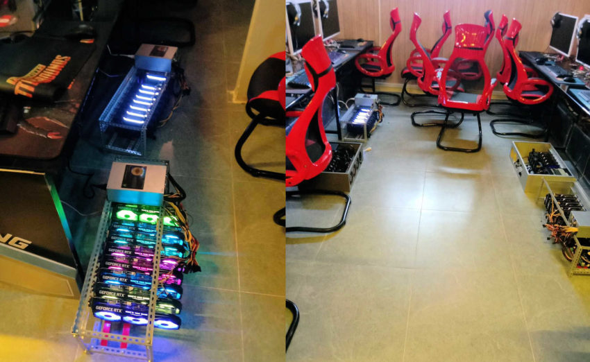 Z internetové kavárny a herny se stal těžební podnik