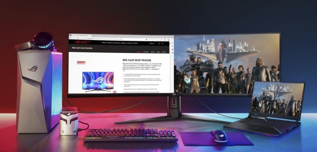Asus představil 540Hz herní monitor s TN i 240Hz model s OLED
