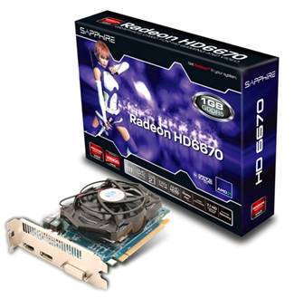 Asus a Sapphire také mají Radeon HD 6670, 6570 a 6450