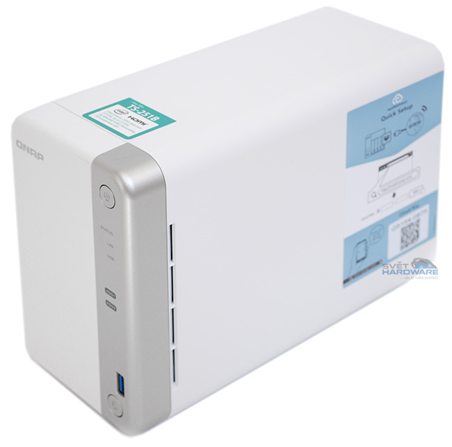 QNAP TS-251B: bohatá výbava i možnosti rozšíření