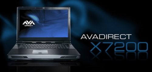 AVADirect Clevo X7200 na trhu