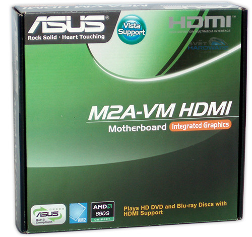 Asus M2A-VM HDMI: 6 výstupů integrované grafiky
