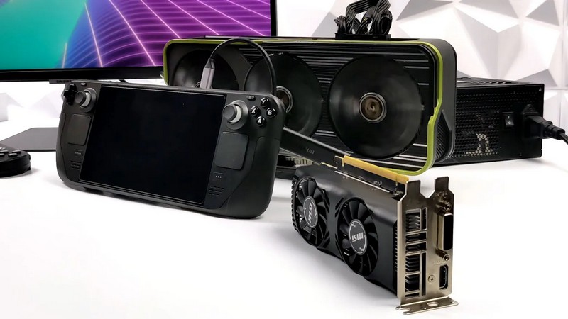 Steam Deck obslouží i kartu Radeon RX 6900 XT, jaký má s ní výkon?