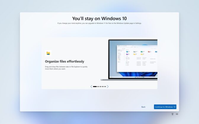 Microsoft vyzývá pop-up okny uživatele Windows 10 k upgradu na Windows 11