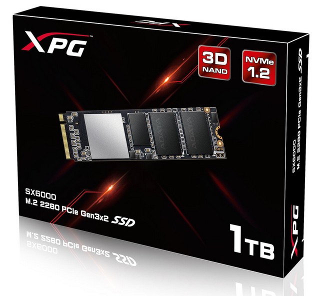 ADATA XPG SX6000: levné M.2 SSD s 1000 MB/s