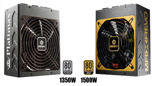 Enermax uvádí dva výkonné zdroje Platimax a MAXREVO