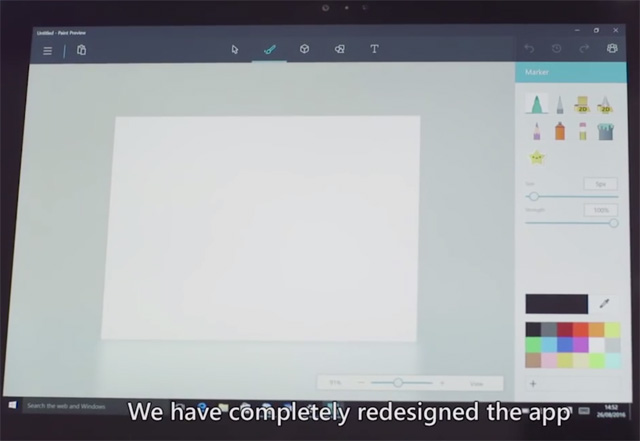 Microsoft ve Windows 10 zcela předělá Malování