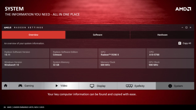 Ovladače Radeon Crimson přijdou 24. listopadu, jaké je jejich GUI?