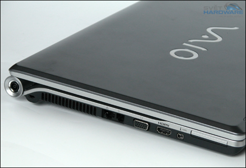 Test herních notebooků: Sony VAIO FW11S