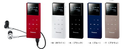 Panasonic a nové hudební přehrávače