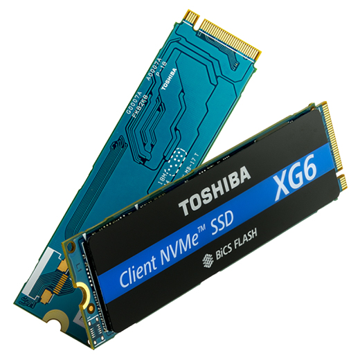 SSD Toshiba XG6 poprvé dostávají 96vrstvé čipy 