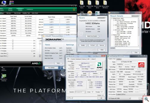 První testy přetaktování Phenomů X4, Phenomy 9700 se možná opozdí