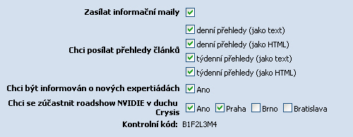 Roadshow NVIDIE ve znamení Crysis - soutěž o 6 karet GeForce 8800 GT: UPDATE